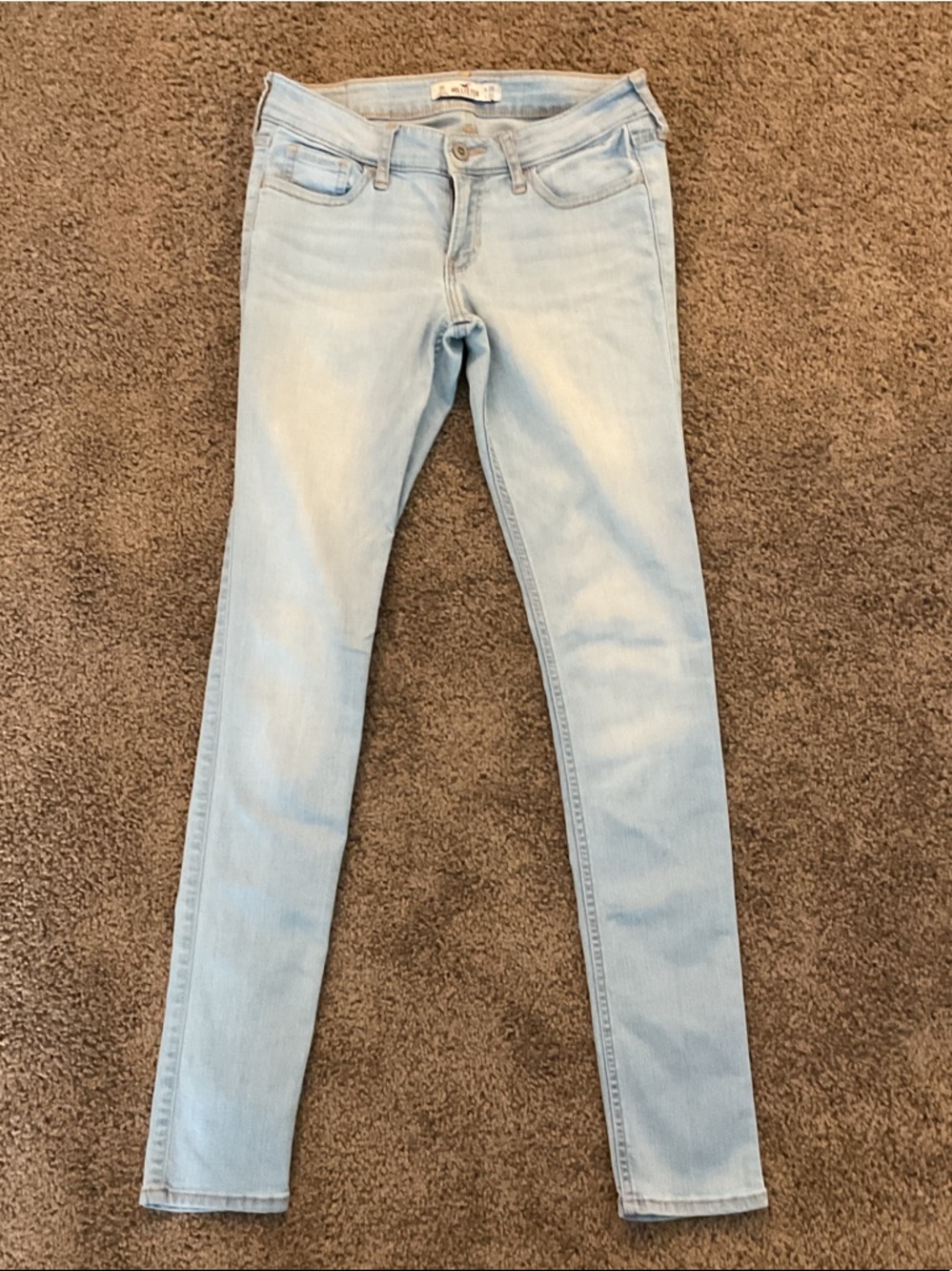 Hollister Pale Blue Skinny Jeans - Slim Stretch Denim
